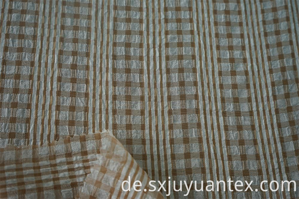 CDC Multi Color Stripe Check Fabric